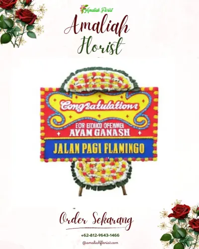 Bunga Papan Congratulation di Airmata